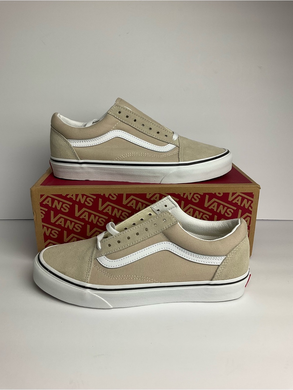 Vans Unisex Old Skool Vr3 Sneakers Theory French Oak and White